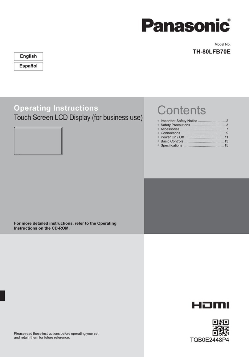 Panasonic TH-80LFB70E User manual