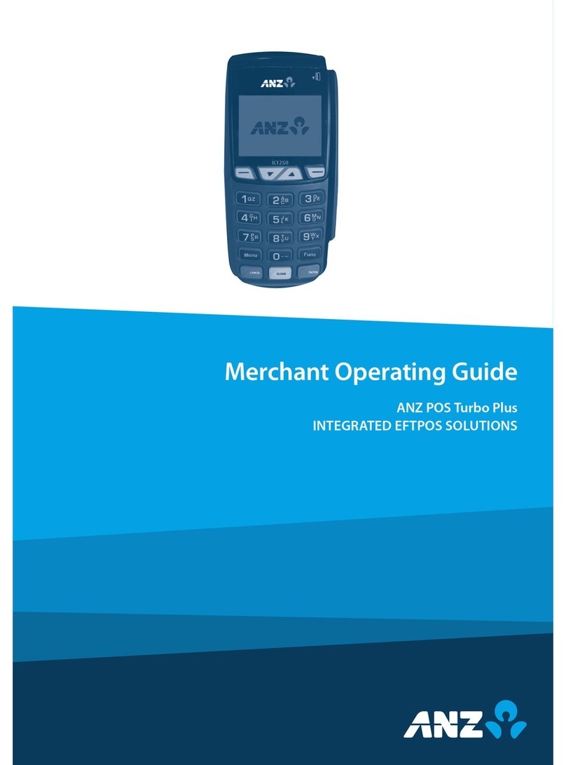 ANZ POS Turbo Plus User manual