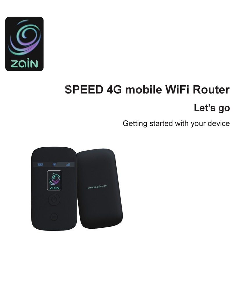 Zain SPEED 4G owner's guide