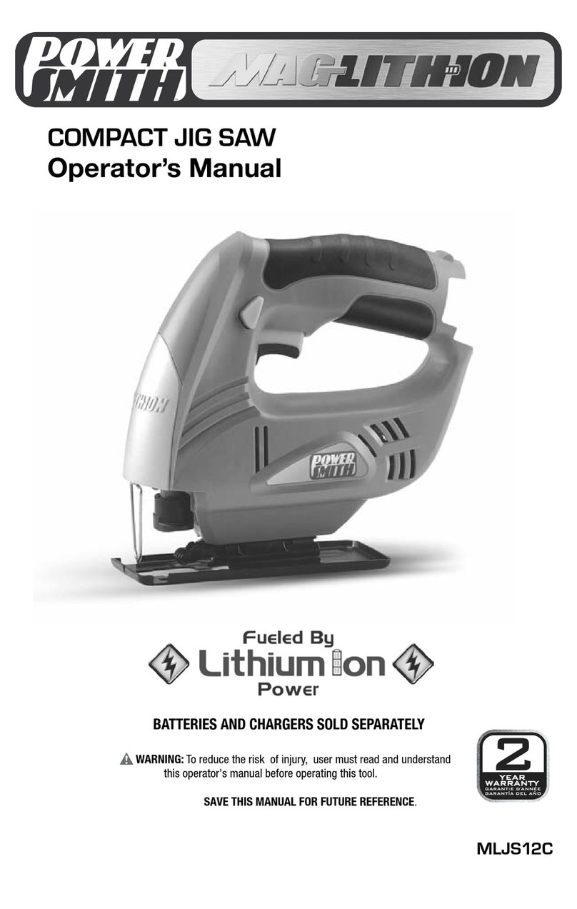 PowerSmith MLJS12C User manual