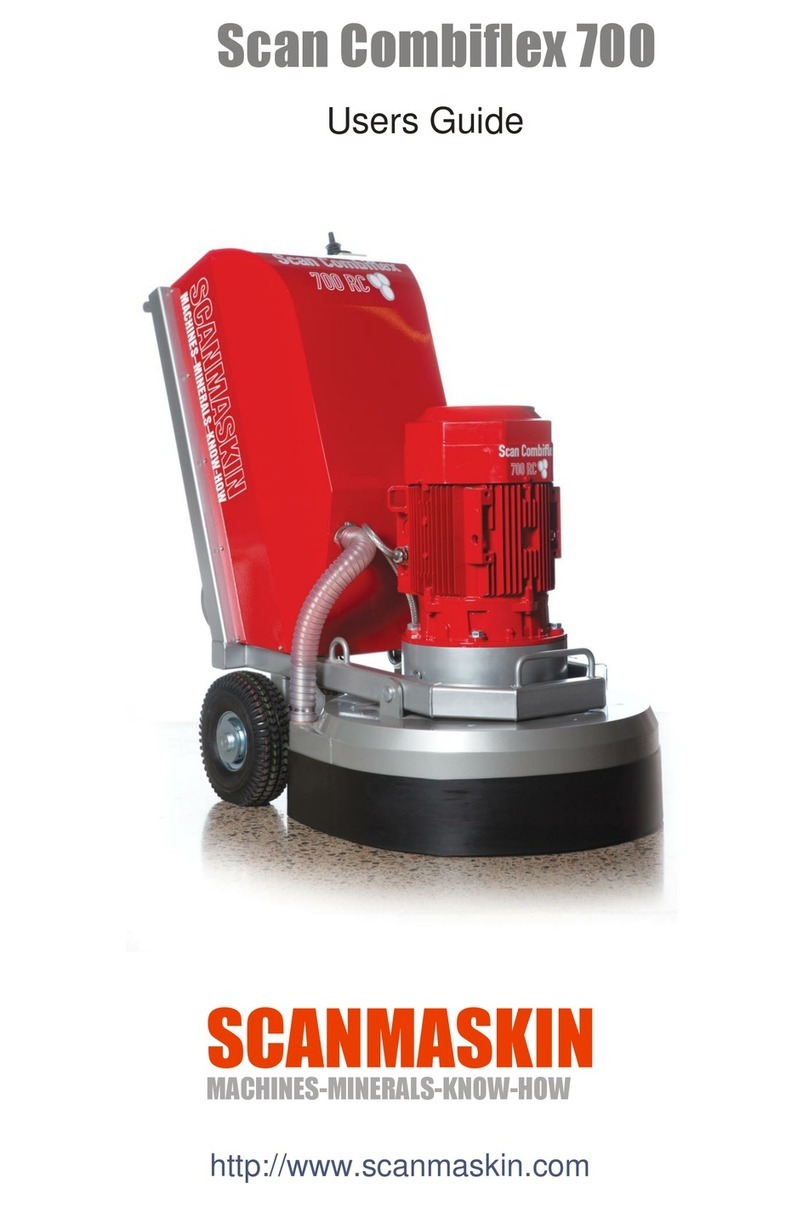 SCANMASKIN Scan Combiflex 700 user guide
