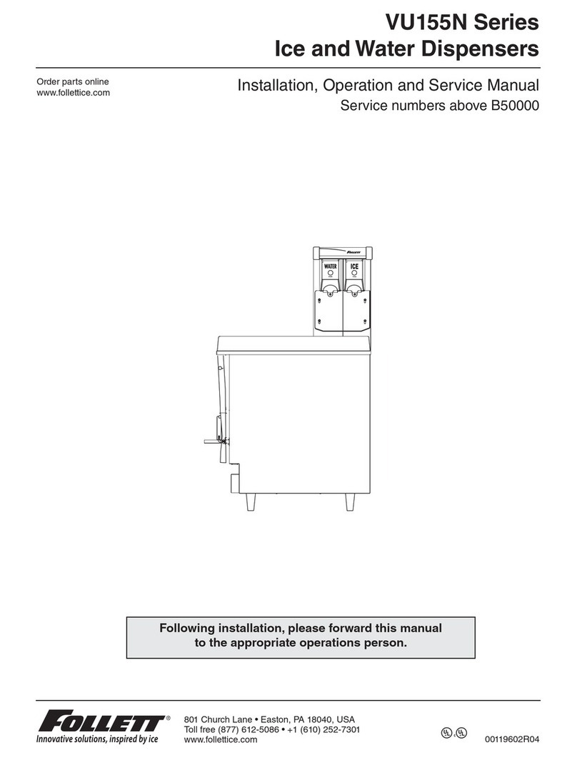 Follett VU155N Series Setup guide