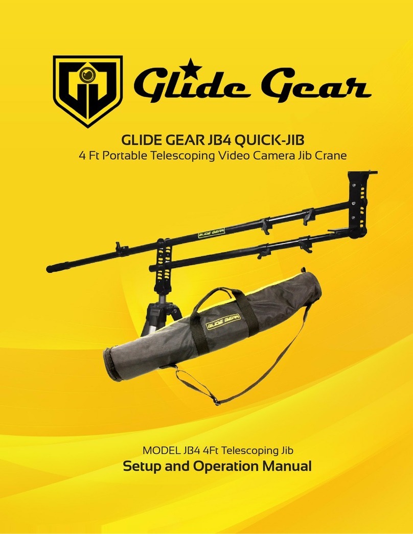 Glide Gear JB4 Quick-Jib Setup and operation manual