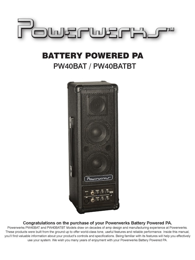 Powerwerks PW40BAT owner's guide