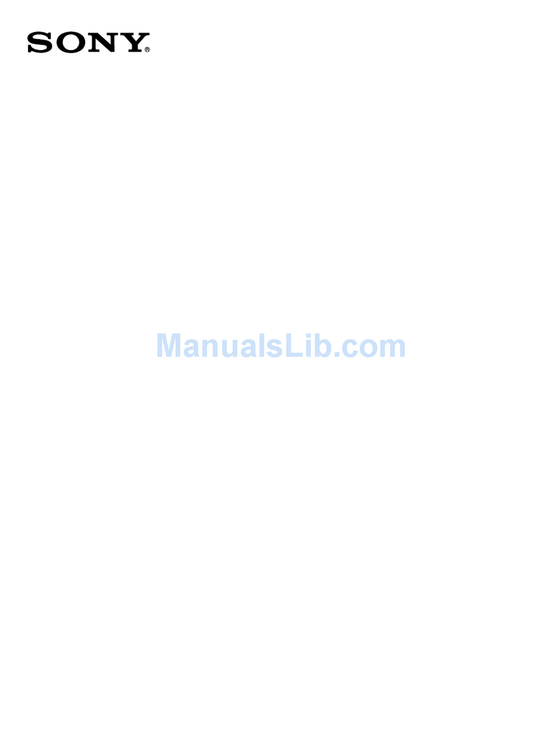 Sony VPL-CX70 Service manual