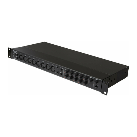 Tascam US-16X08 User manual Tascam US-16X08 User manual