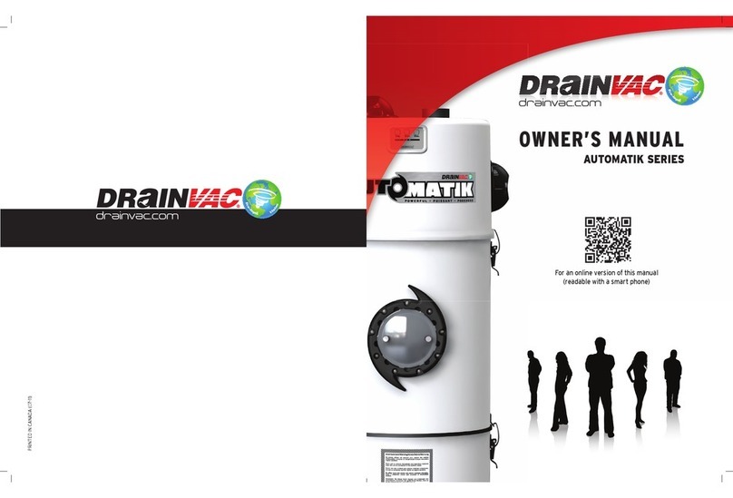 Drainvac Automatik Series owner's manual