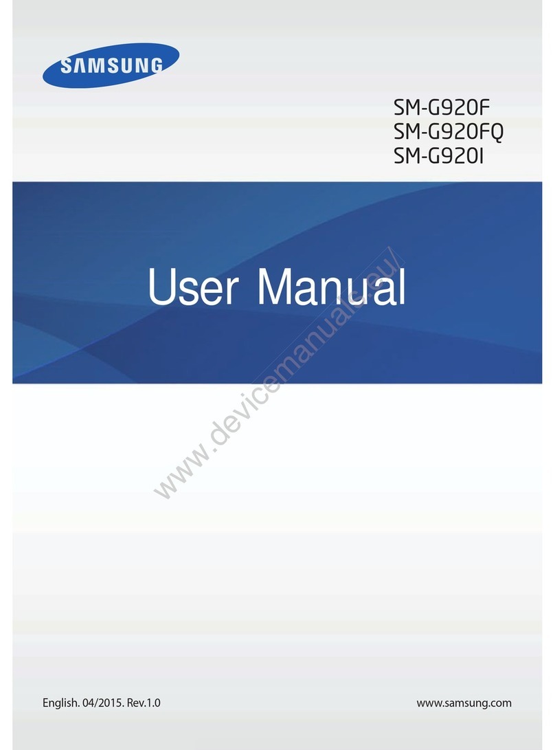 Samsung SM-G920F SM-G920FQ user manual