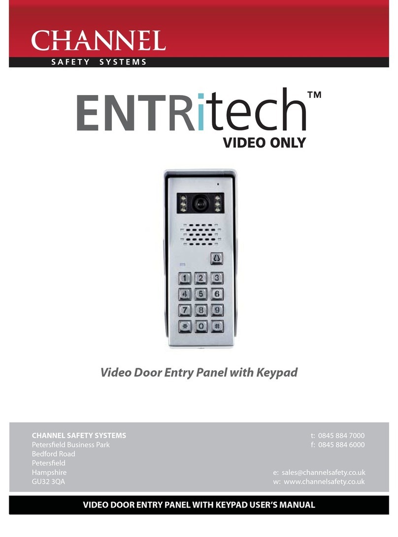 Channel Safety Systems ENTRitech user manual