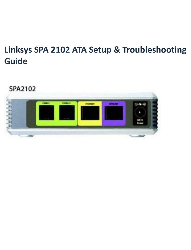 Linksys SPA 2102 ATA Setup & troubleshooting