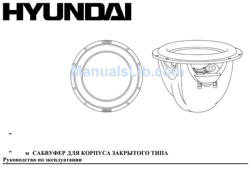 Hyundai H-CSP124 instruction manual Hyundai H-CSP124 instruction manual