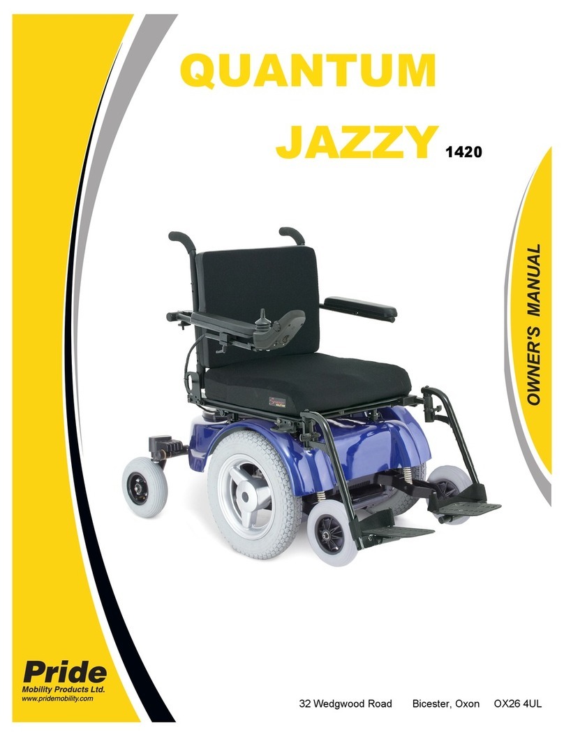 Pride Mobility Quantum Jazzy 1420 User manual Pride Mobility Quantum Jazzy 1420 User manual