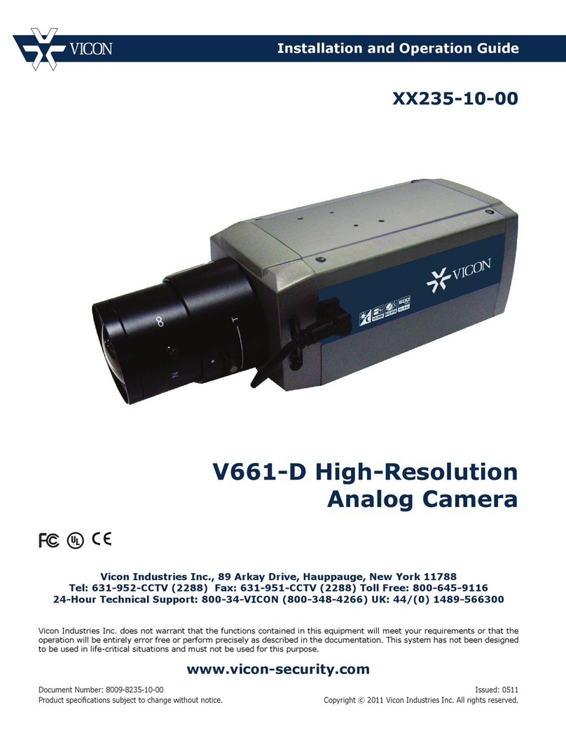 Vicon XX235-10-00 Operating instructions Vicon XX235-10-00 Operating instructions