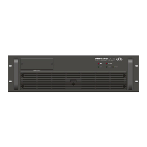 Dynacord X1201 owner's manual