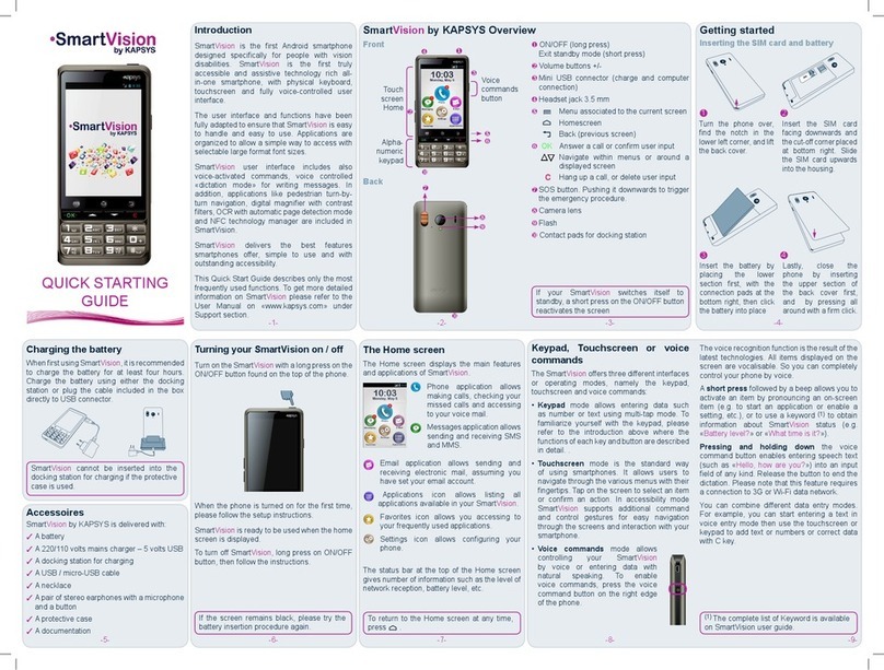 Kapsys SmartVision User manual