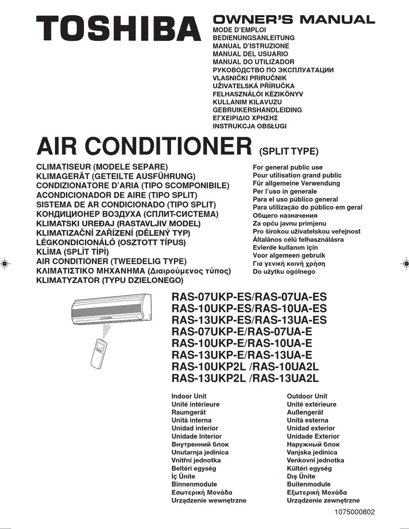 Toshiba RAS-07UKP-ES User manual Toshiba RAS-07UKP-ES User manual