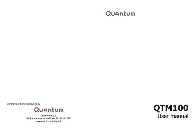 Quantum QTM100 User manual