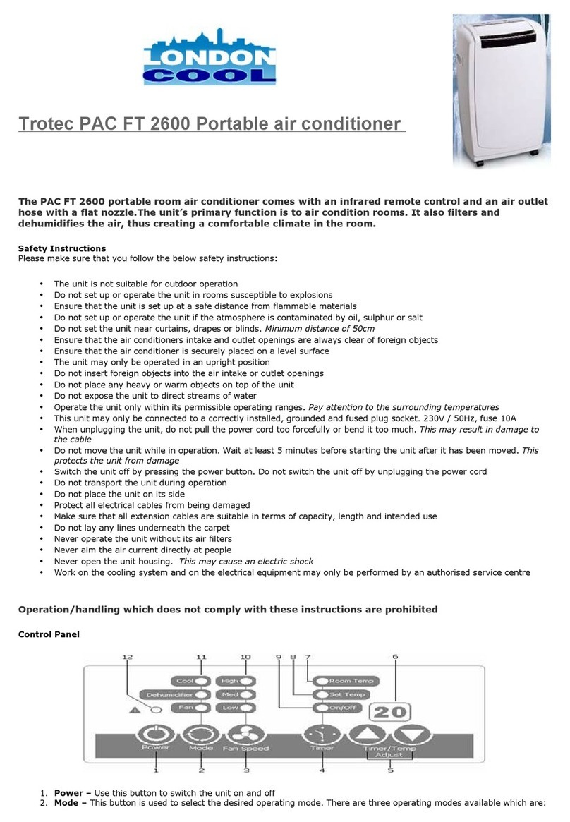 Trotec PAC FT 2600 Operation and maintenance manual
