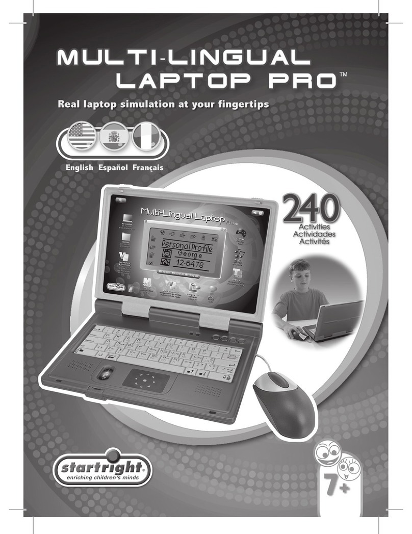 Startright Multi-Lingual Laptop PRO User manual
