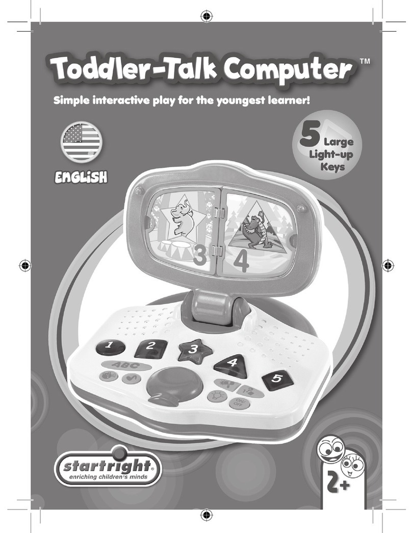 Startright Toddler-Talk Computer User manual Startright Toddler-Talk Computer User manual