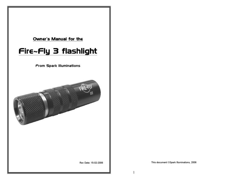 Spark Illuminations Fire-Fly 3 owner's manual