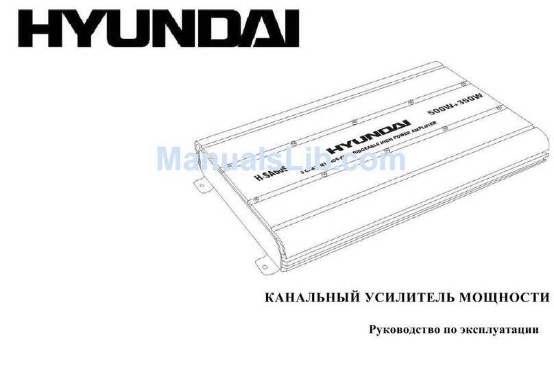 Hyundai H-SA605 instruction manual