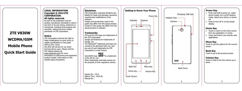 Zte V830W User manual