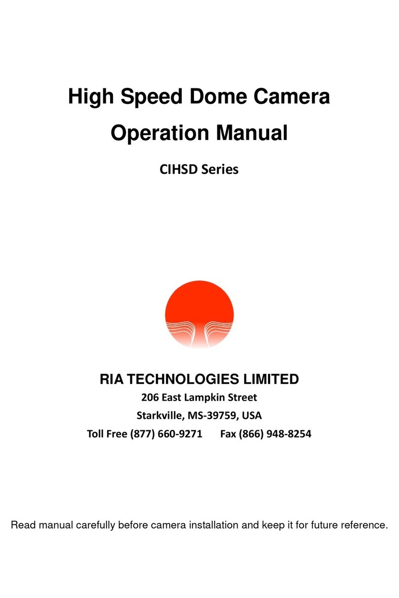 RIA TECHNOLOGIES CIHSD Series Operation manual