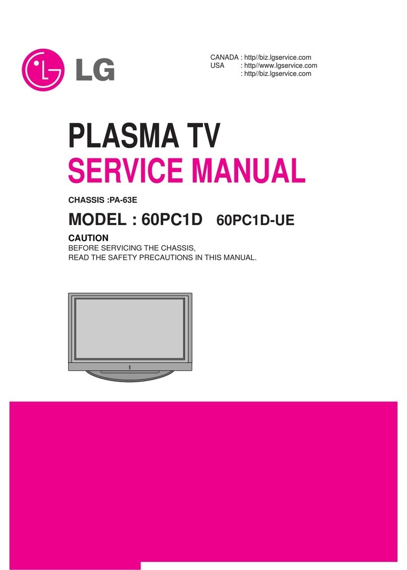 LG 60PC1D-UE Service manual
