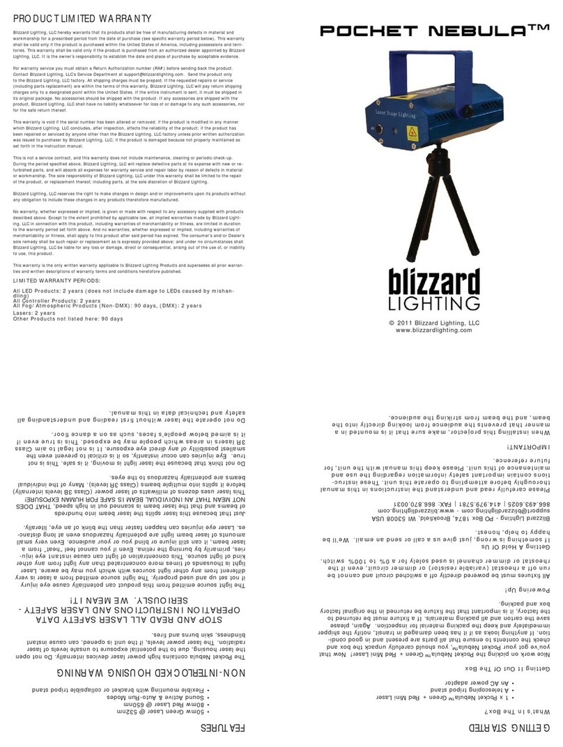 Blizzard Lighting Pocket Nebula user guide