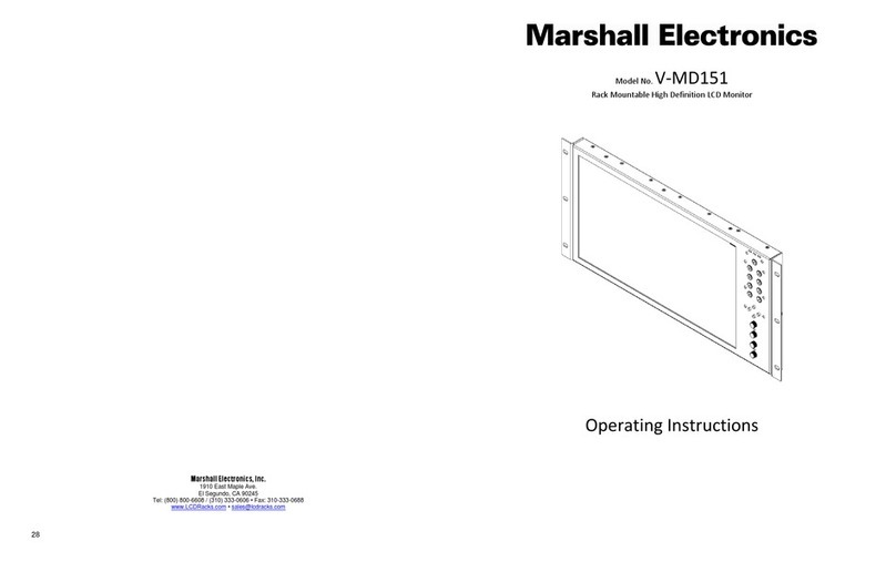 Marshall Electronics V-MD151 User manual