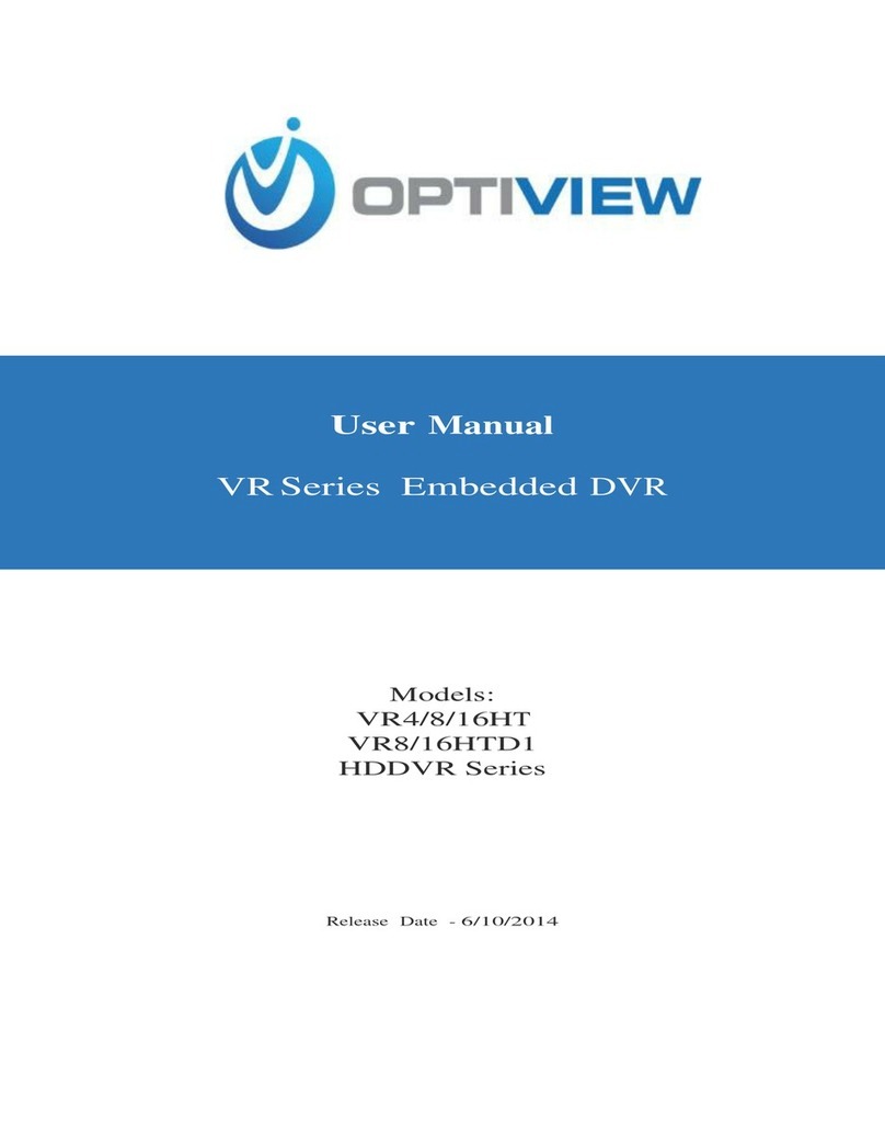 Optiview VR4HT User manual