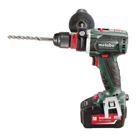 Metabo BS 18 LTX BL Quick User manual