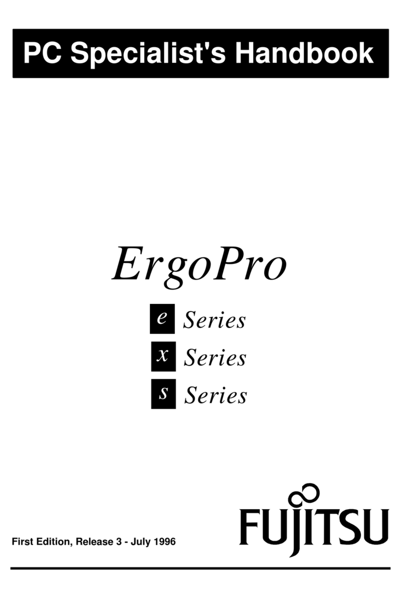 Fujitsu ErgoPro e Series User manual Fujitsu ErgoPro e Series User manual