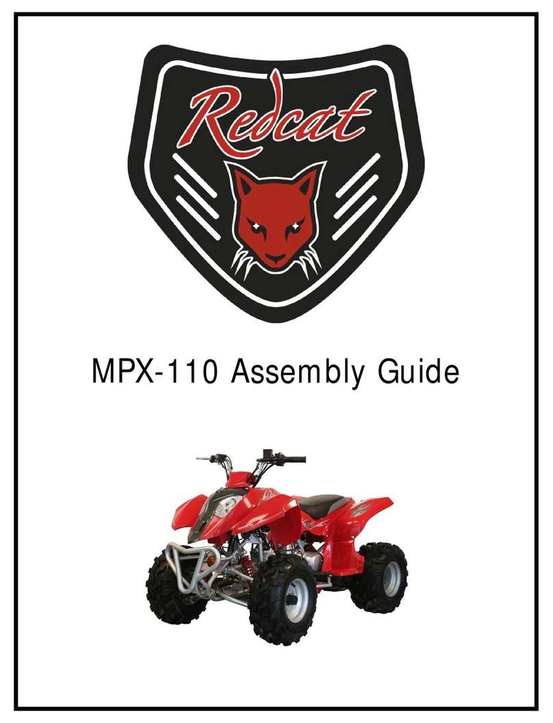 RED CAT MPX-110 User manual