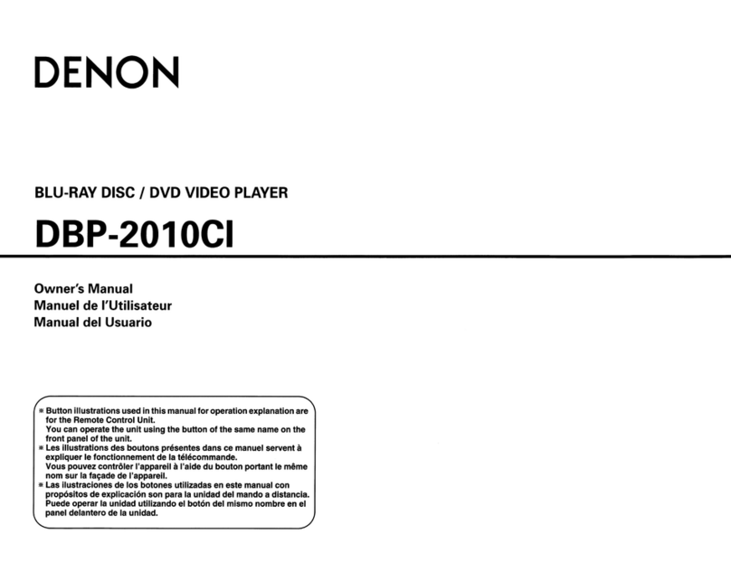 Denon DBP-2010CI User manual