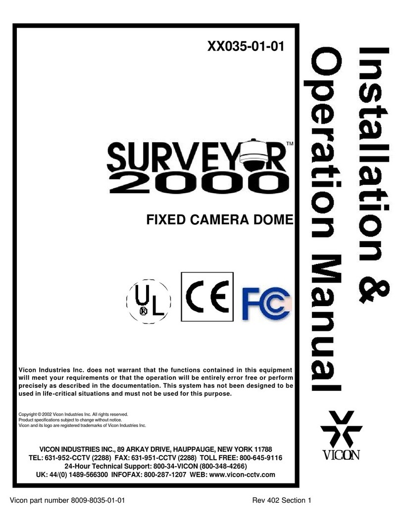Vicon Surveyor 2000 User manual