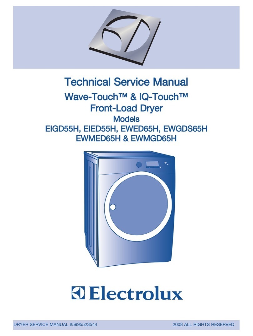Electrolux IQ-TOUCH EIGD55H IW Technical & service manual