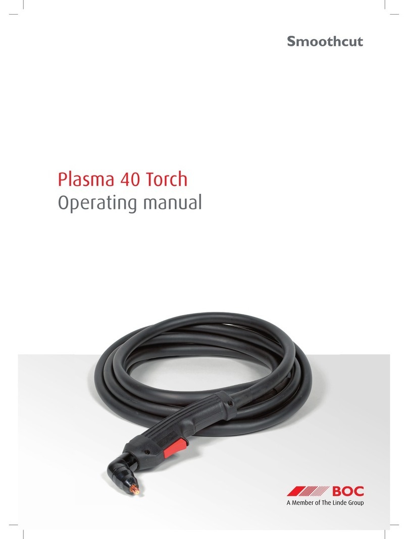 BOC Plasma 40 Torch User manual