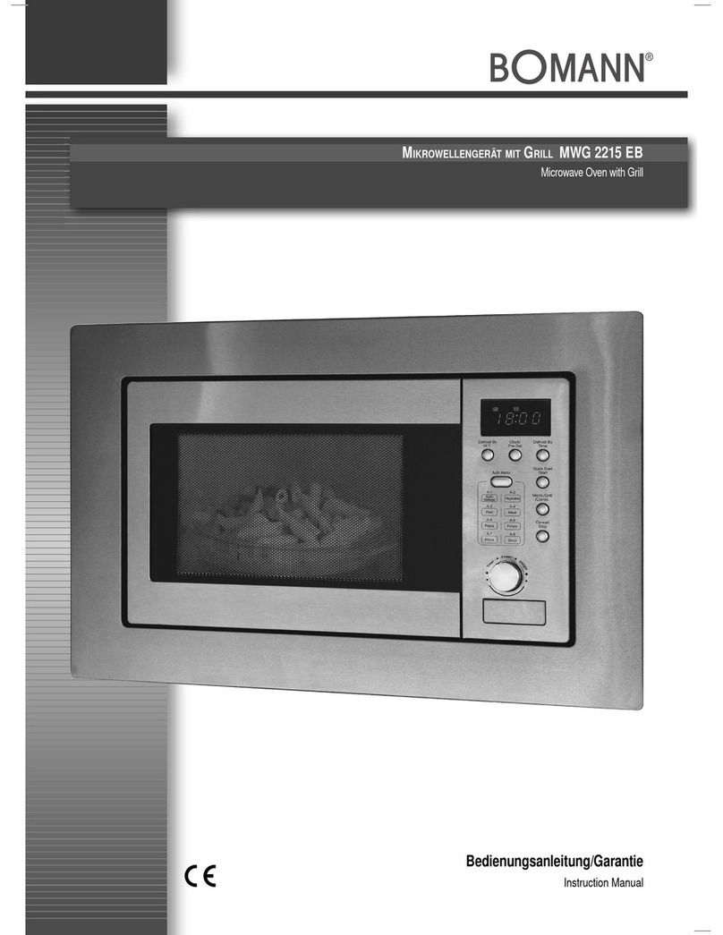 BOMANN MWG 2215 EB instruction manual