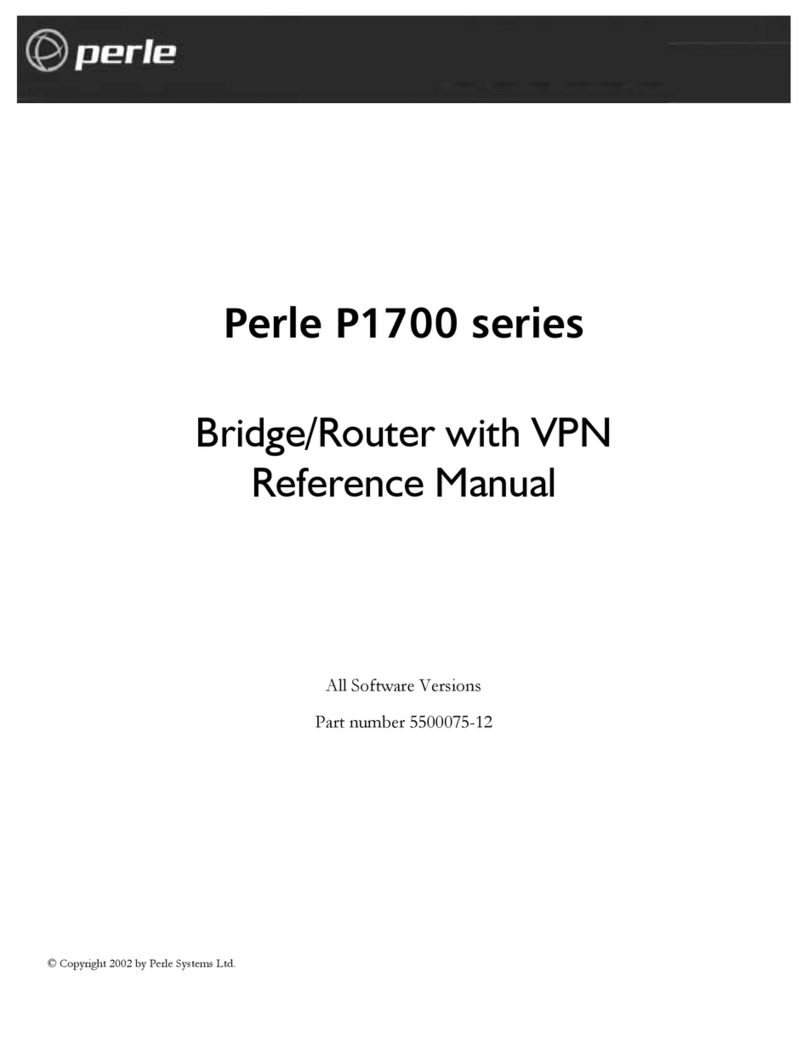 Perle P1705 User manual Perle P1705 User manual