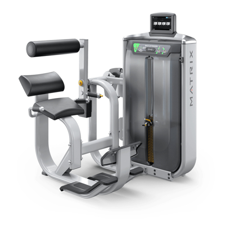 Matrix Fitness G7-S52 Back Extension owner's manual
