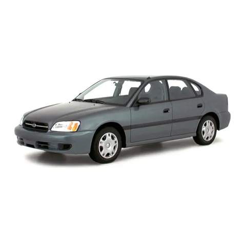 Subaru 2001 LEGACY User manual