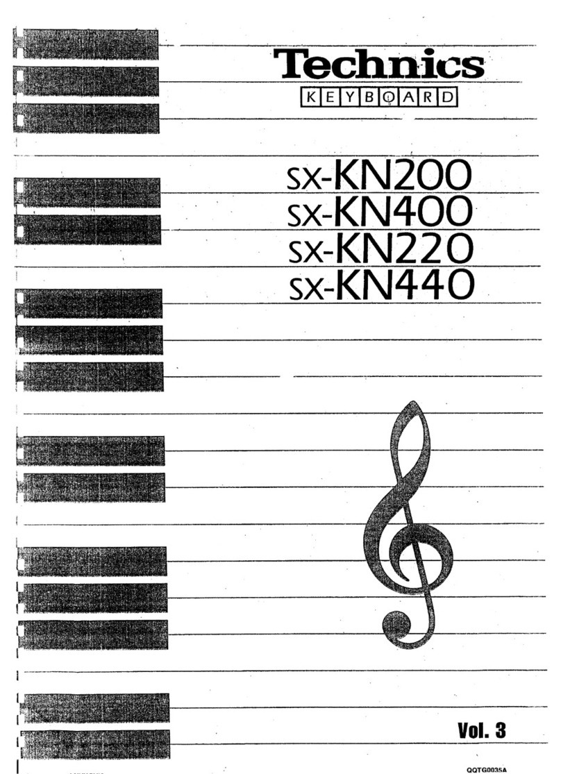 Technics SX-KN200 User manual