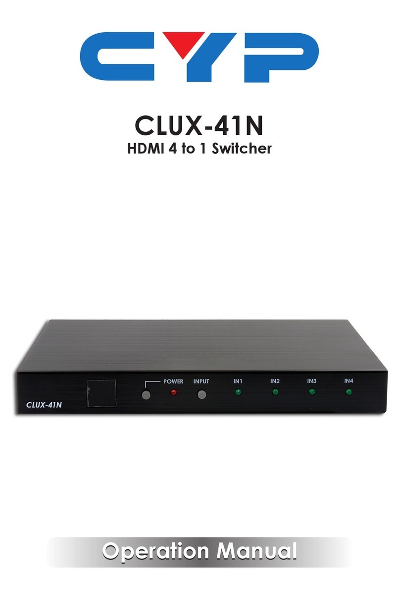 CYP CLUX-41N User manual