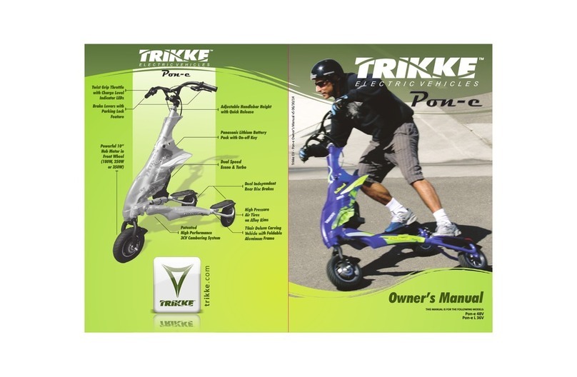 Trikke Pon-e 48V owner's manual
