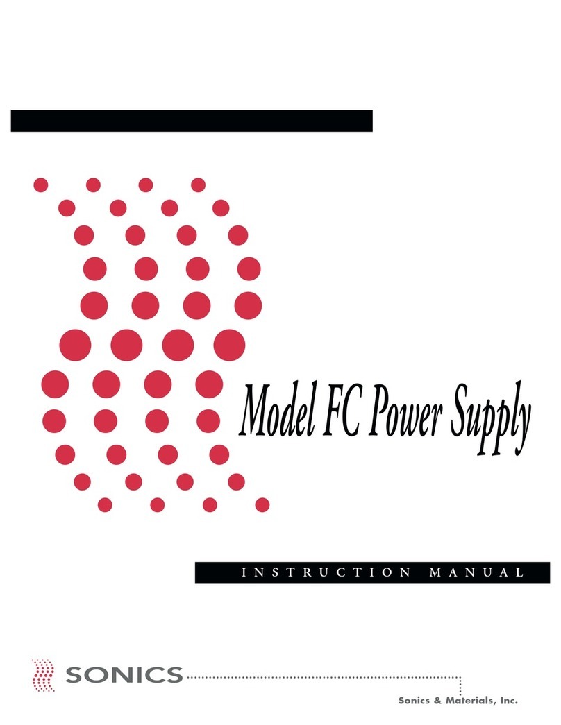 Sonics FC instruction manual