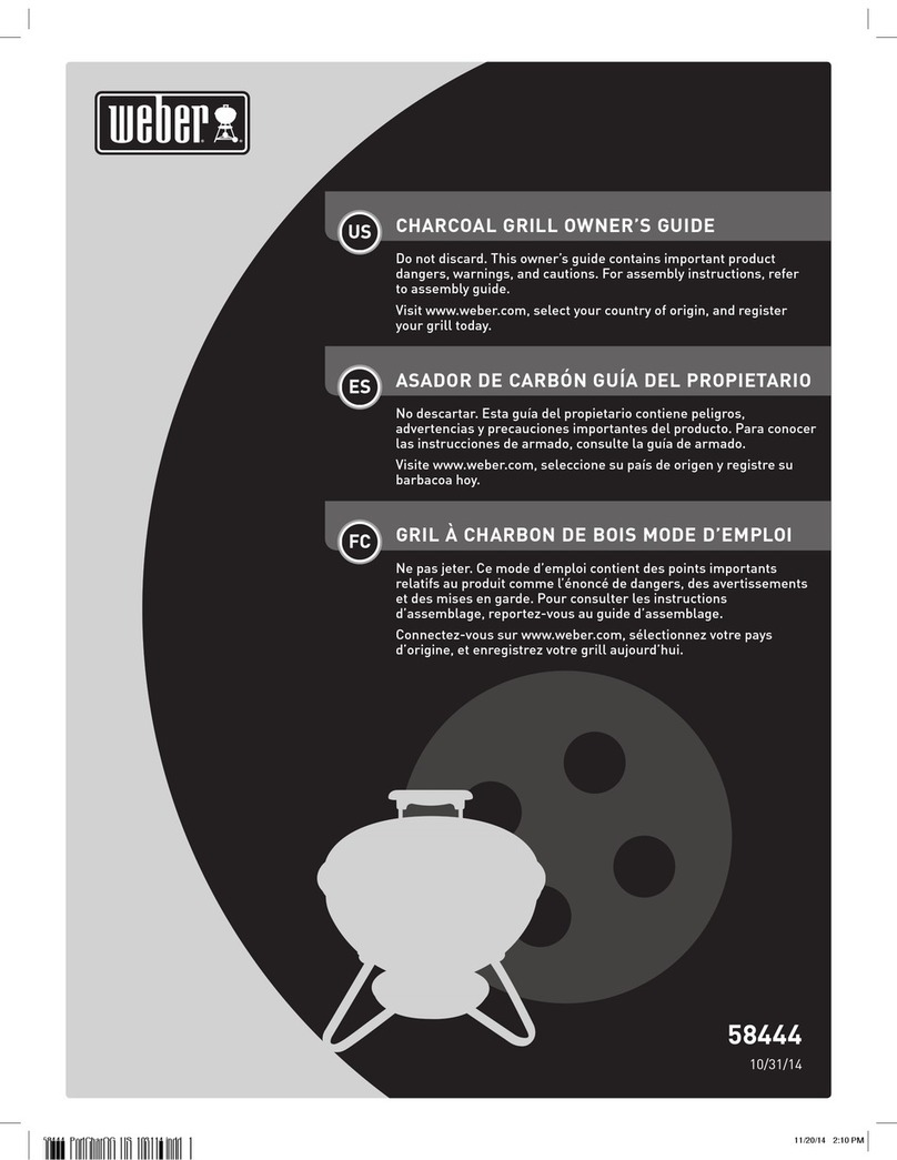 Weber 58444 User manual