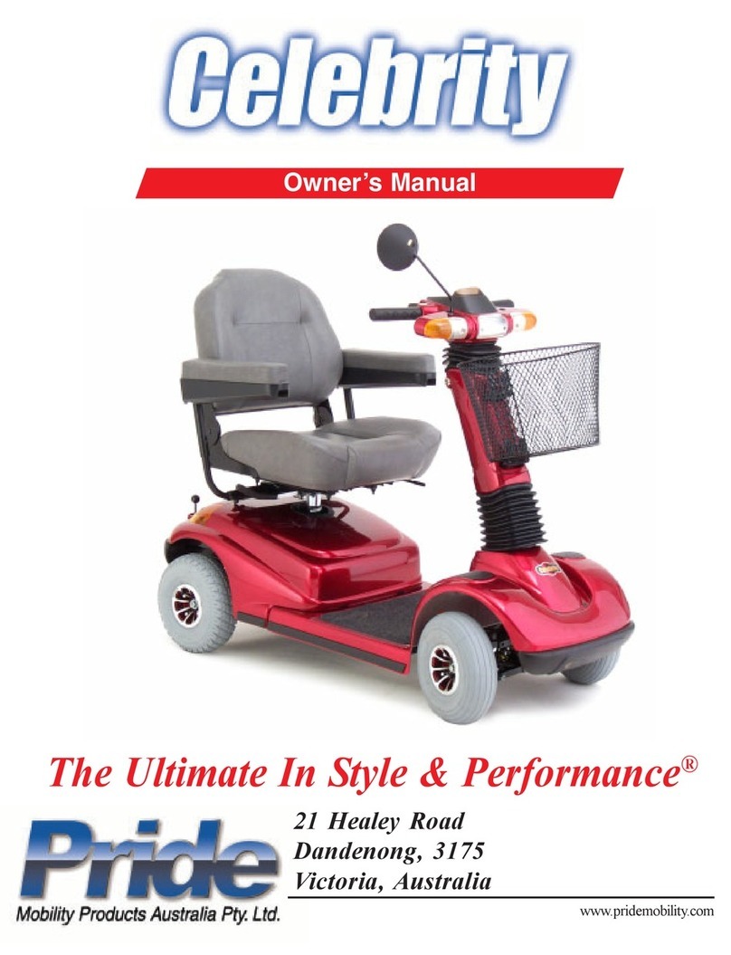 Pride Mobility Celebirty The Ultimate In Style &... owner's manual Pride Mobility Celebirty The Ultimate In Style &... owner's manual