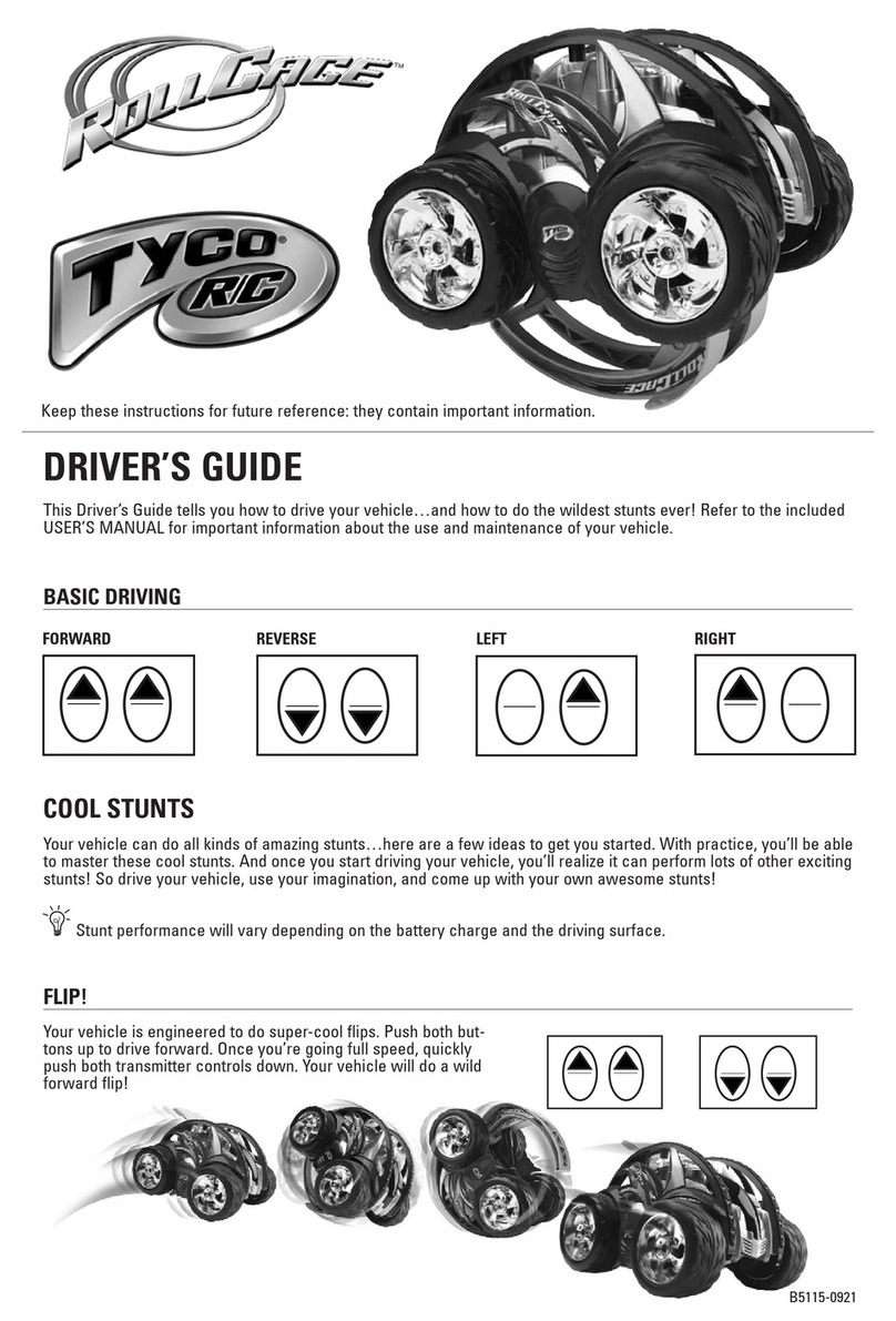 Mattel Roll Cage Tyco RC user guide